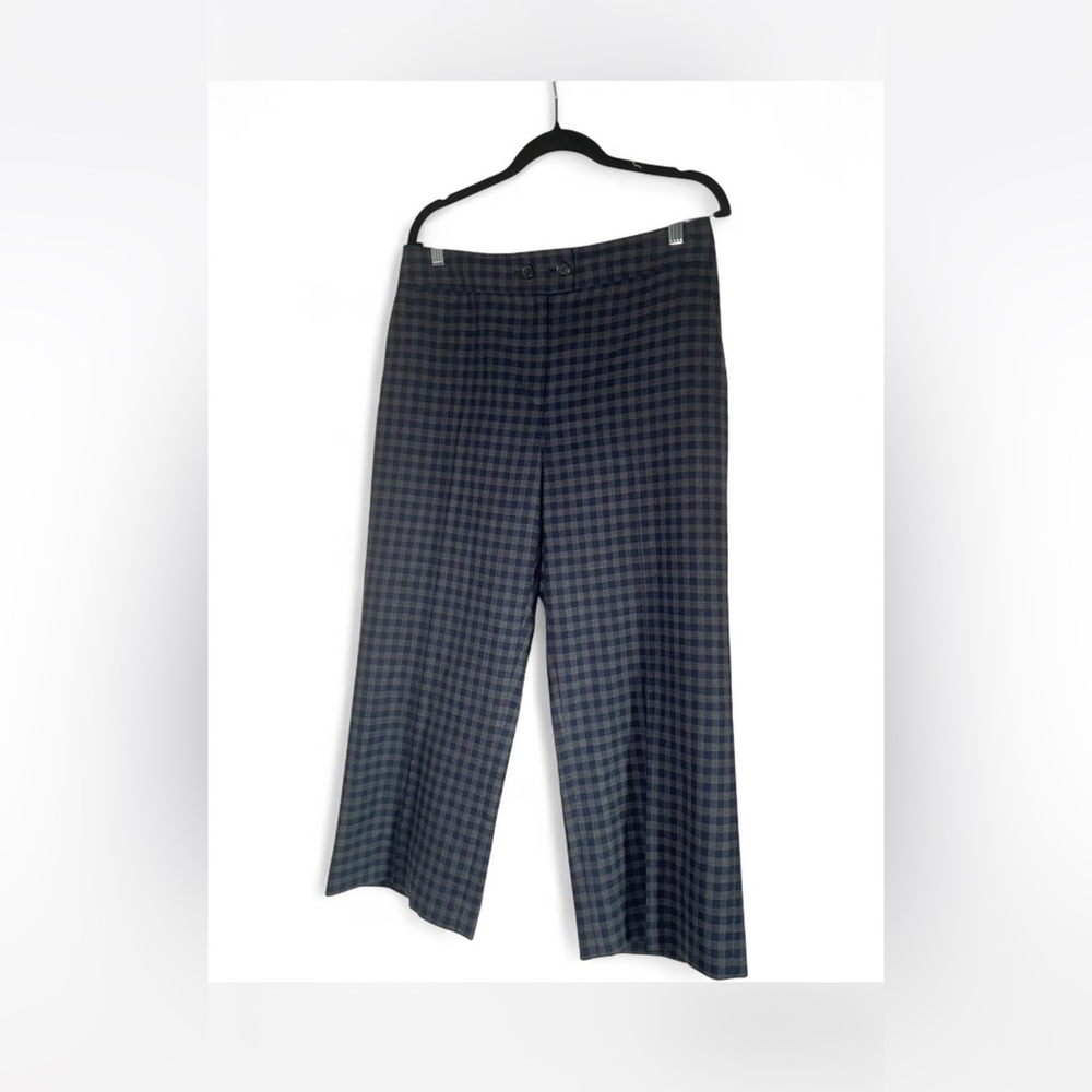 Brooks Brothers women’s Plaid Pants - Navy and Gray